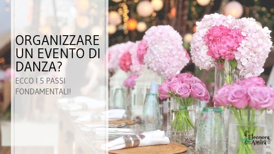 organizzare un evento di danza